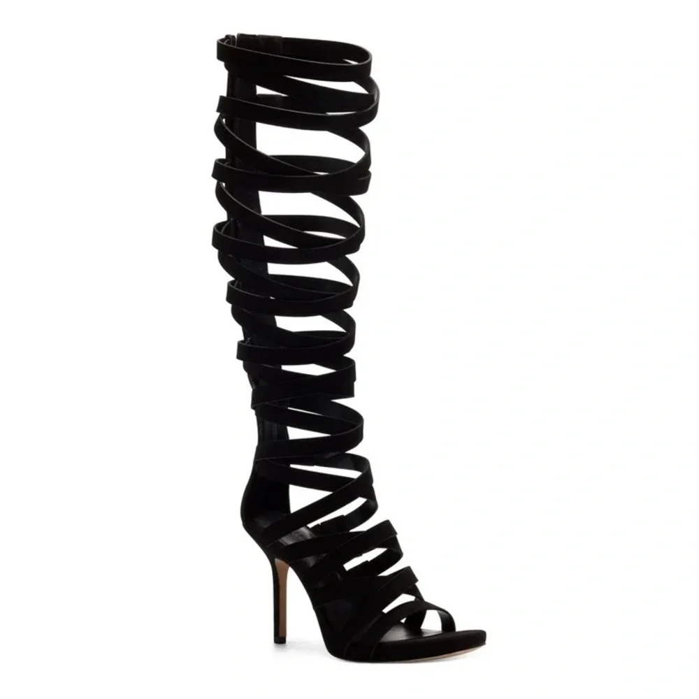 INC INTERNATIONAL CONC Aminah Abdul Jillil Lennox Knee High Strappy Sandals